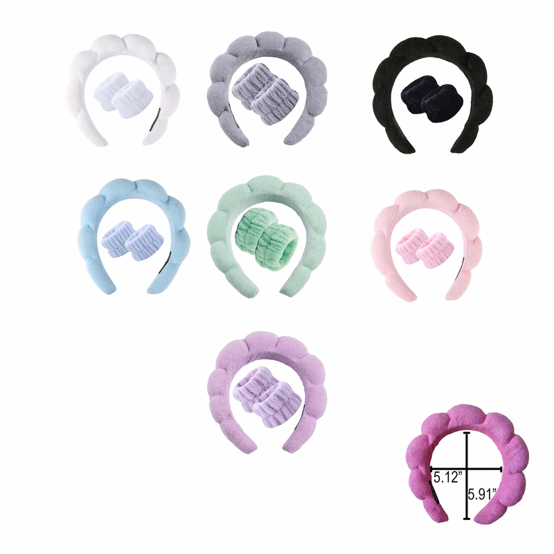 MOQ50 Terry Cloth Spa Cloud Headband