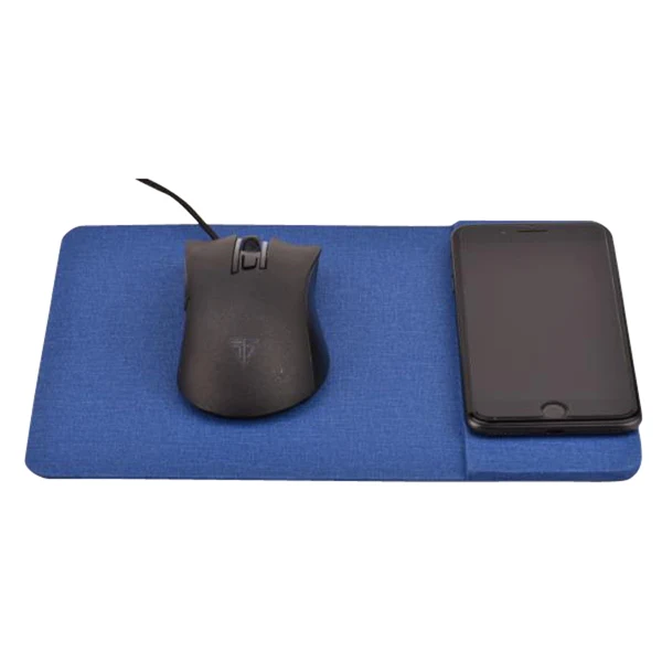 Qi Wireless Charger and Mouse Mat / Pad Textile Fabric 1