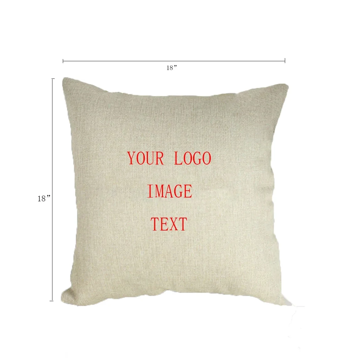 Custom Design Linen Pillow Case MOQ 100PCS 1