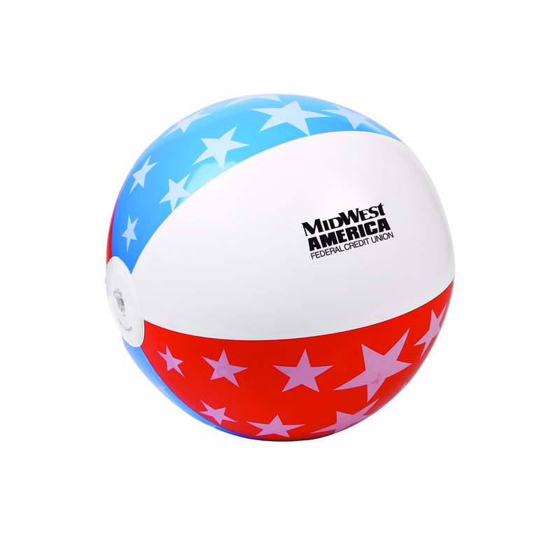 16" Patriotic Inflatable Beach Ball