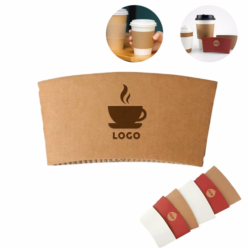 Disposable Kraft Paper Heat Insulation Cup Sleeve