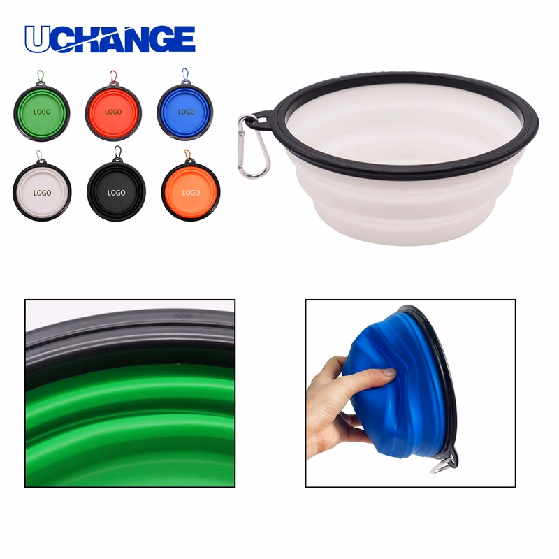 Anti Tip Foldable Pet Bowl for Stable Feeding