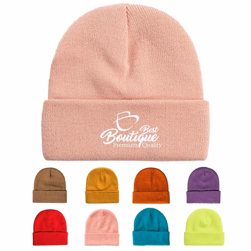 Winter warm earmuffs Thermal Reversible Knit Cuffed Beanie