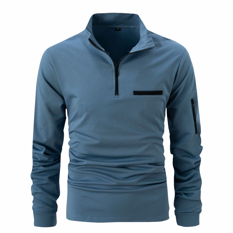 Long Sleeve Sports Polo Shirt