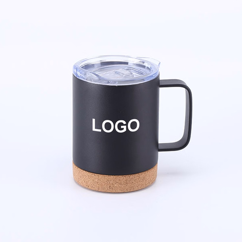 12oz Insulated Mug with Cork Bottom
