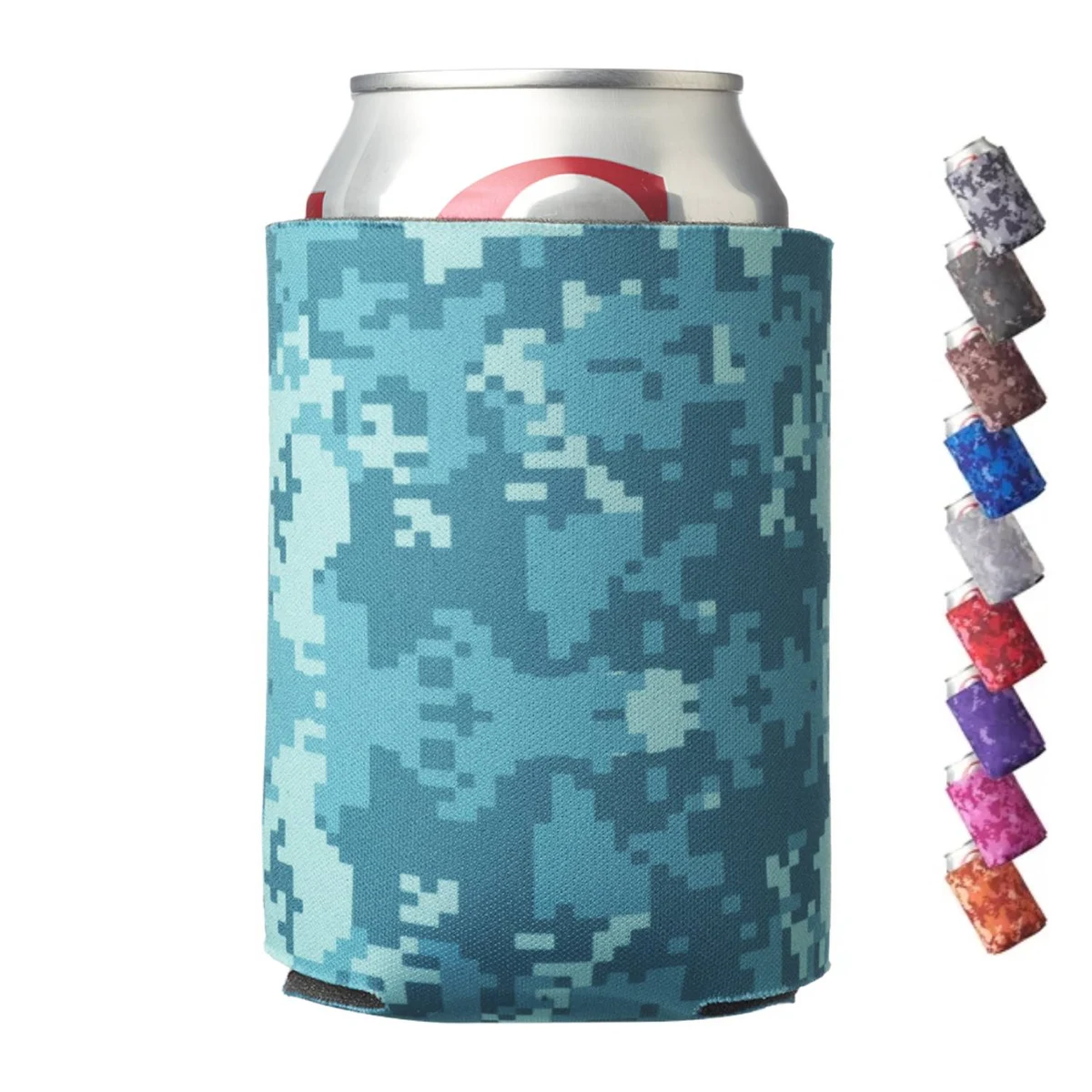 Digital Foam Can Cooler, custom koozie with logo imprint 1