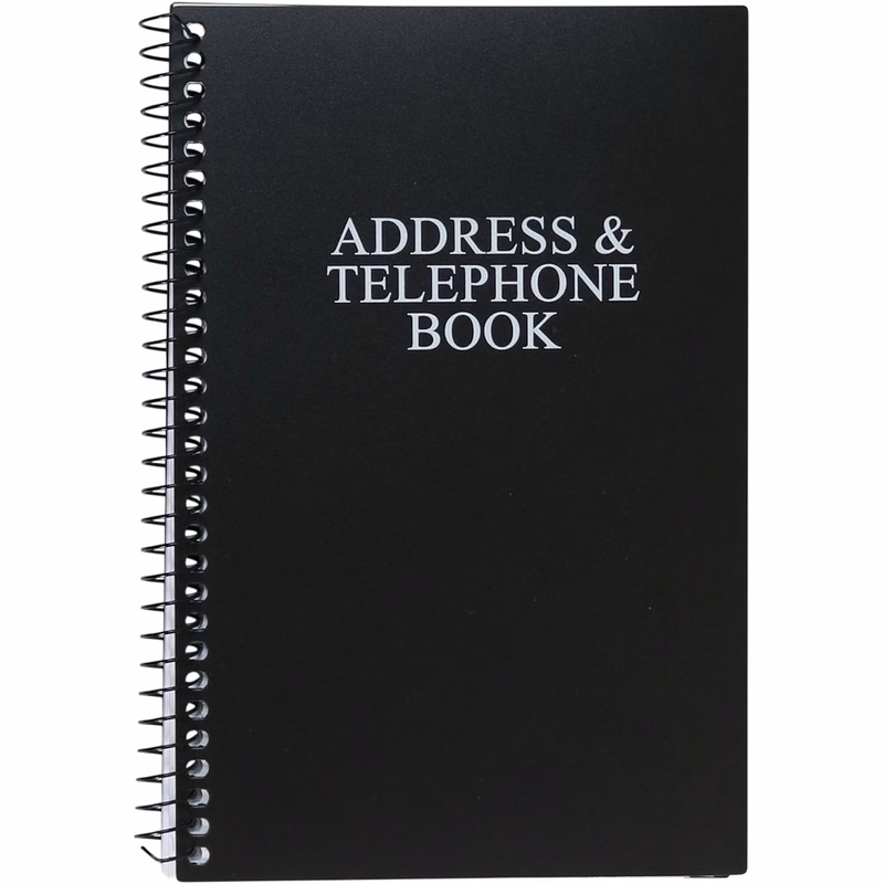 Telephone Address Book with Tabs
