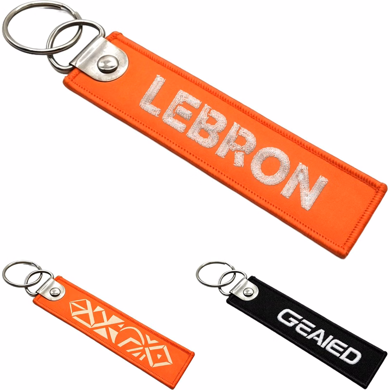Custom Embroidered Keychain