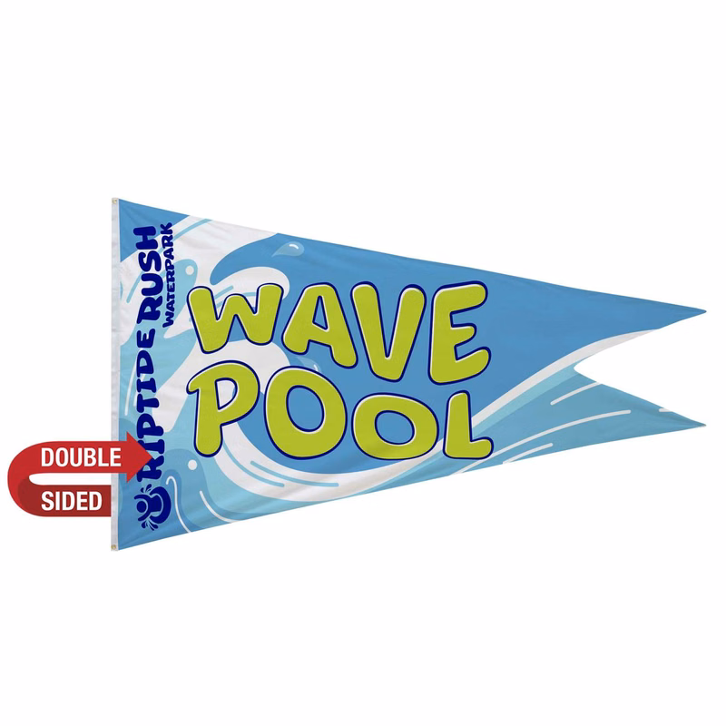 6' x 10' Nylon Burgee Flag Double-Sided