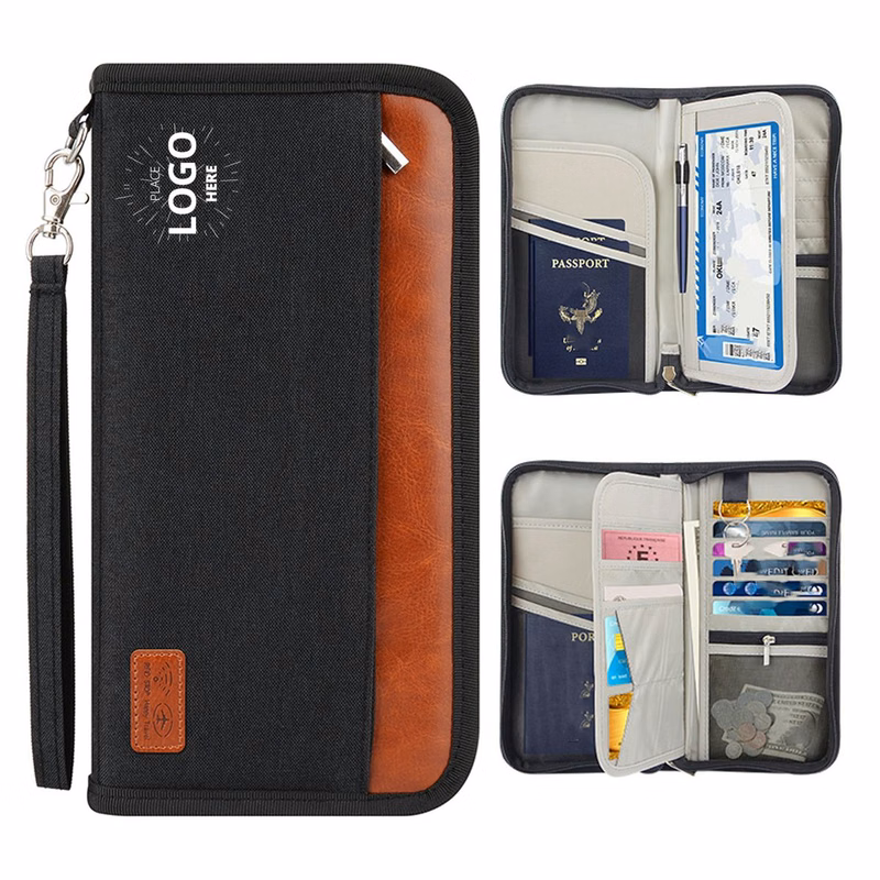 RFID Blocking Card Organiser Passport Wallet
