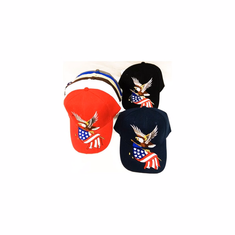 American Flag Eagle Baseball Caps