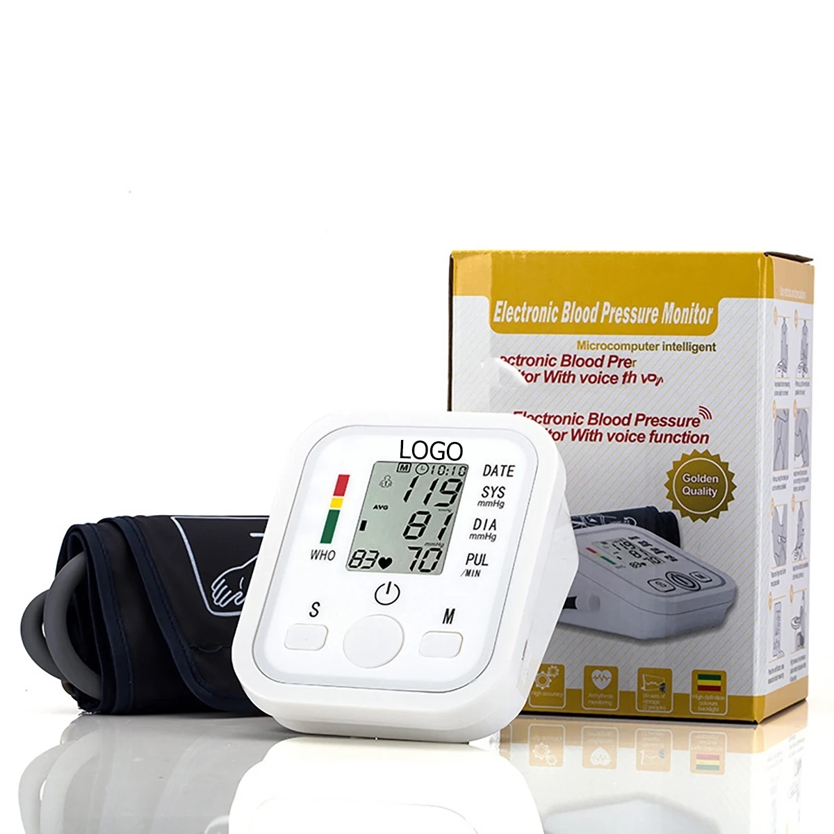 Smart Upper Arm Blood Pressure Monitor with Wide Range Cuff 1