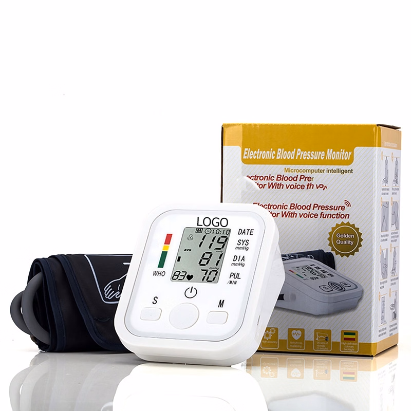 Smart Upper Arm Blood Pressure Monitor with Wide Range Cuff