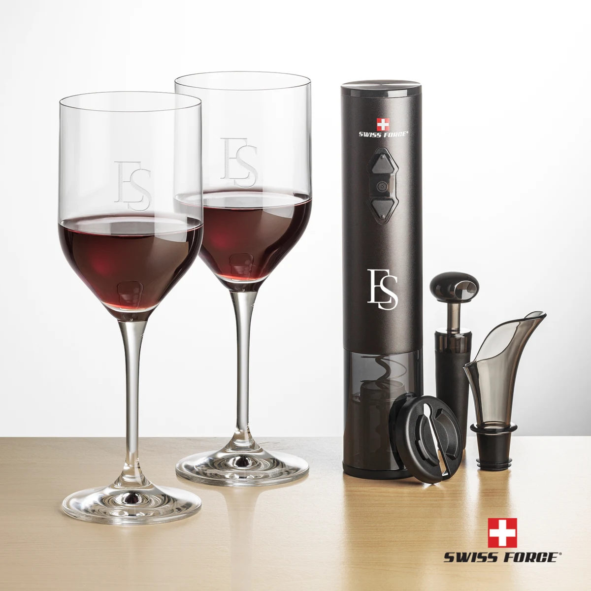 Swiss Force® Opener Set & Belmont Wine 1