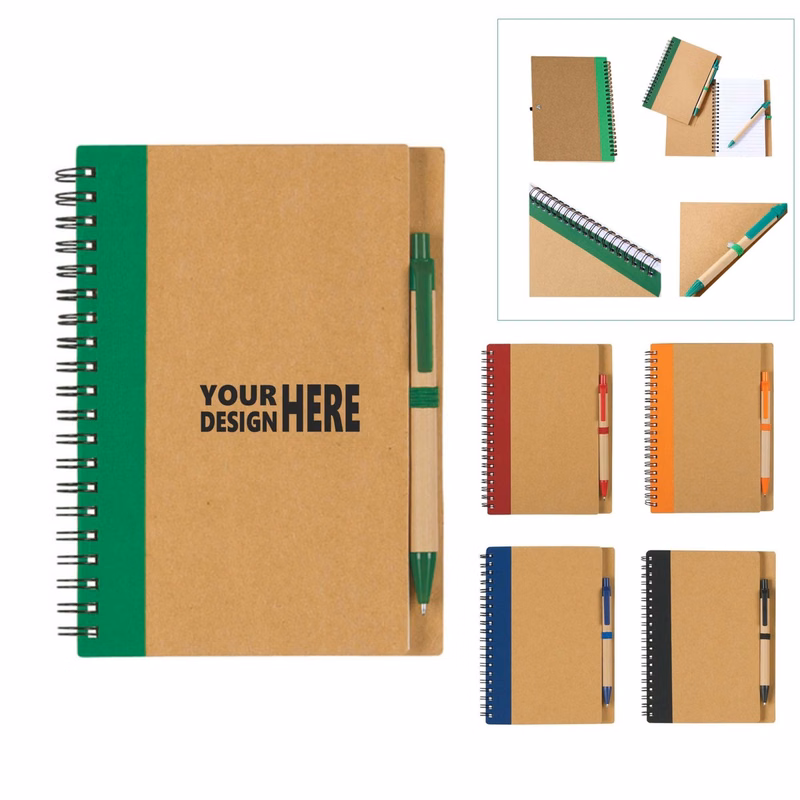 Hardcover Notebook And Pen Set