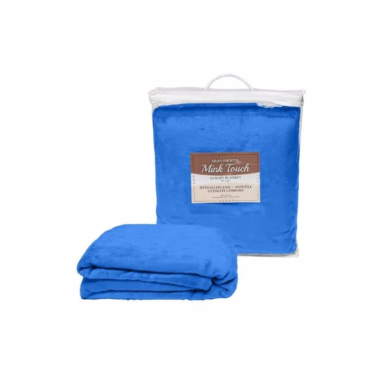 50"x60" Mink Touch Luxury Blanket - Royal