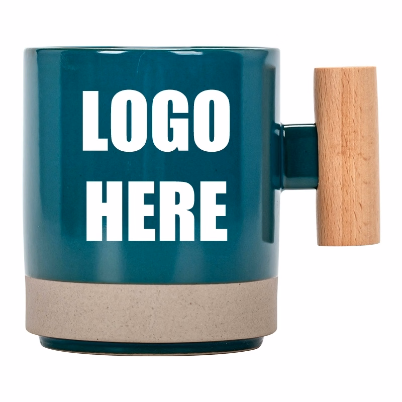 Custom 12 Oz Creative Solid Color Ceramic Mug