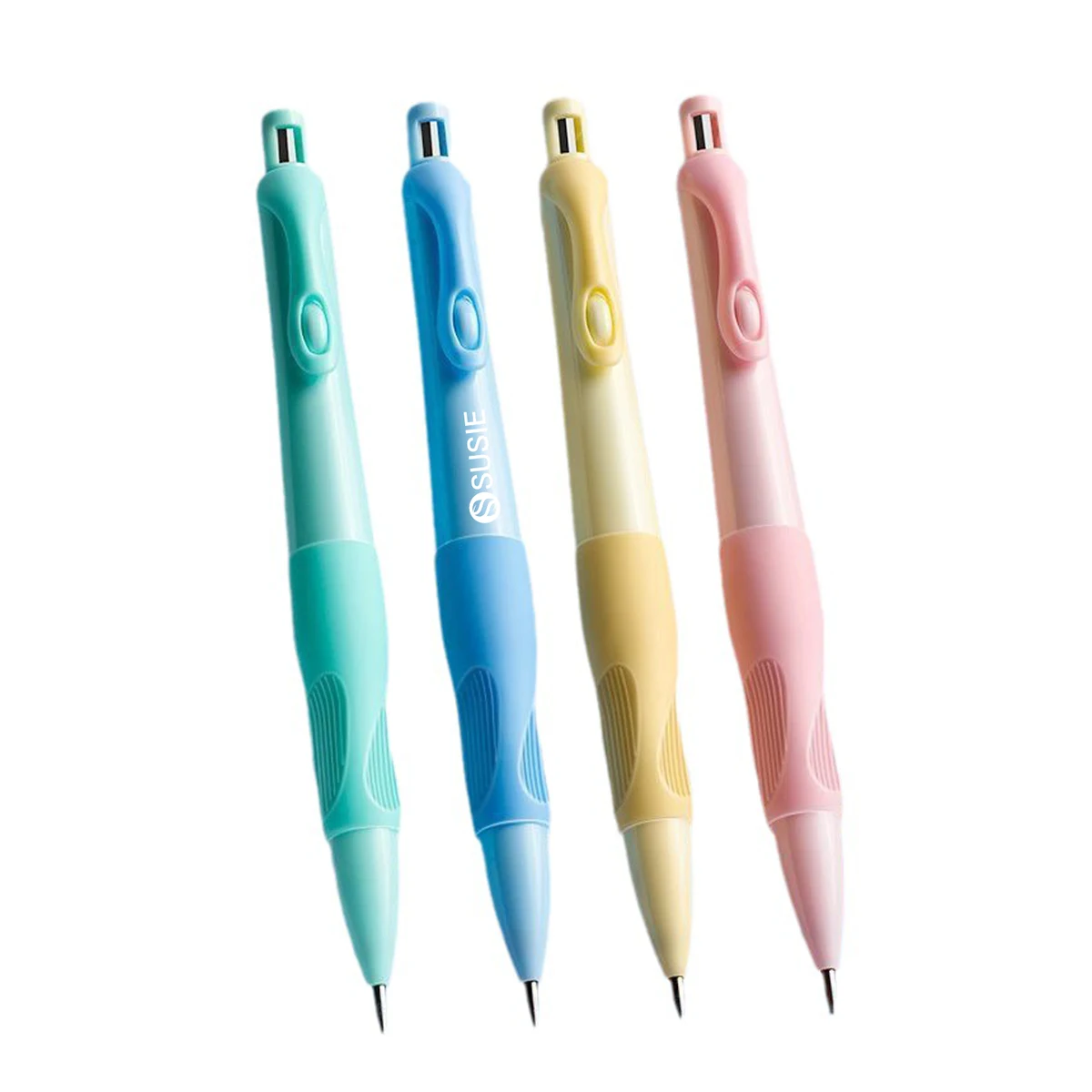 Soft Ergonomic Grip Mechanical Retractable Pencil 1