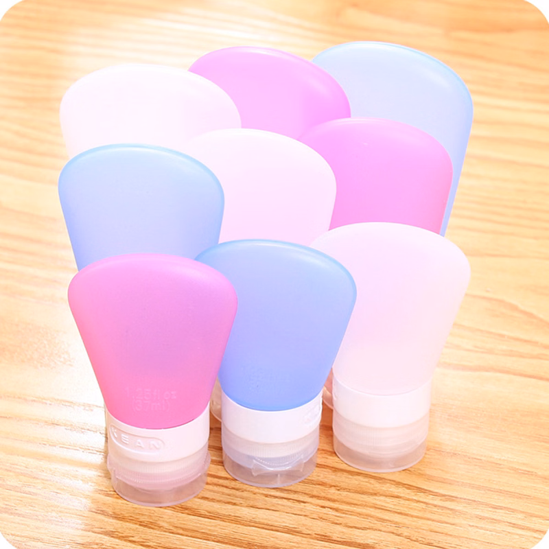 Travel Silicone Makeup Toiletries Bottles