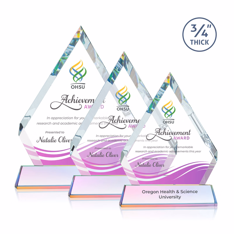 Apex VividPrint™ Award on Newhaven Base - Prismatic