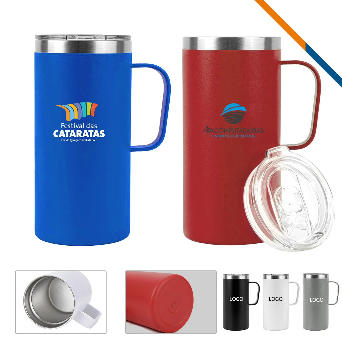 Kudoa Tall Camping Mug - 20 OZ. 1