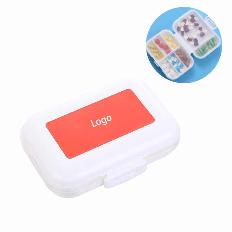 Detachable 8 Compartments Pill Box