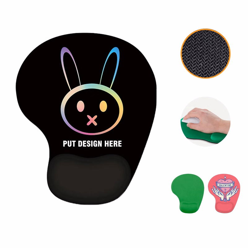 Memory Foam Ergonomic Anti-Slip Mouse Pad MOQ 100 PCS