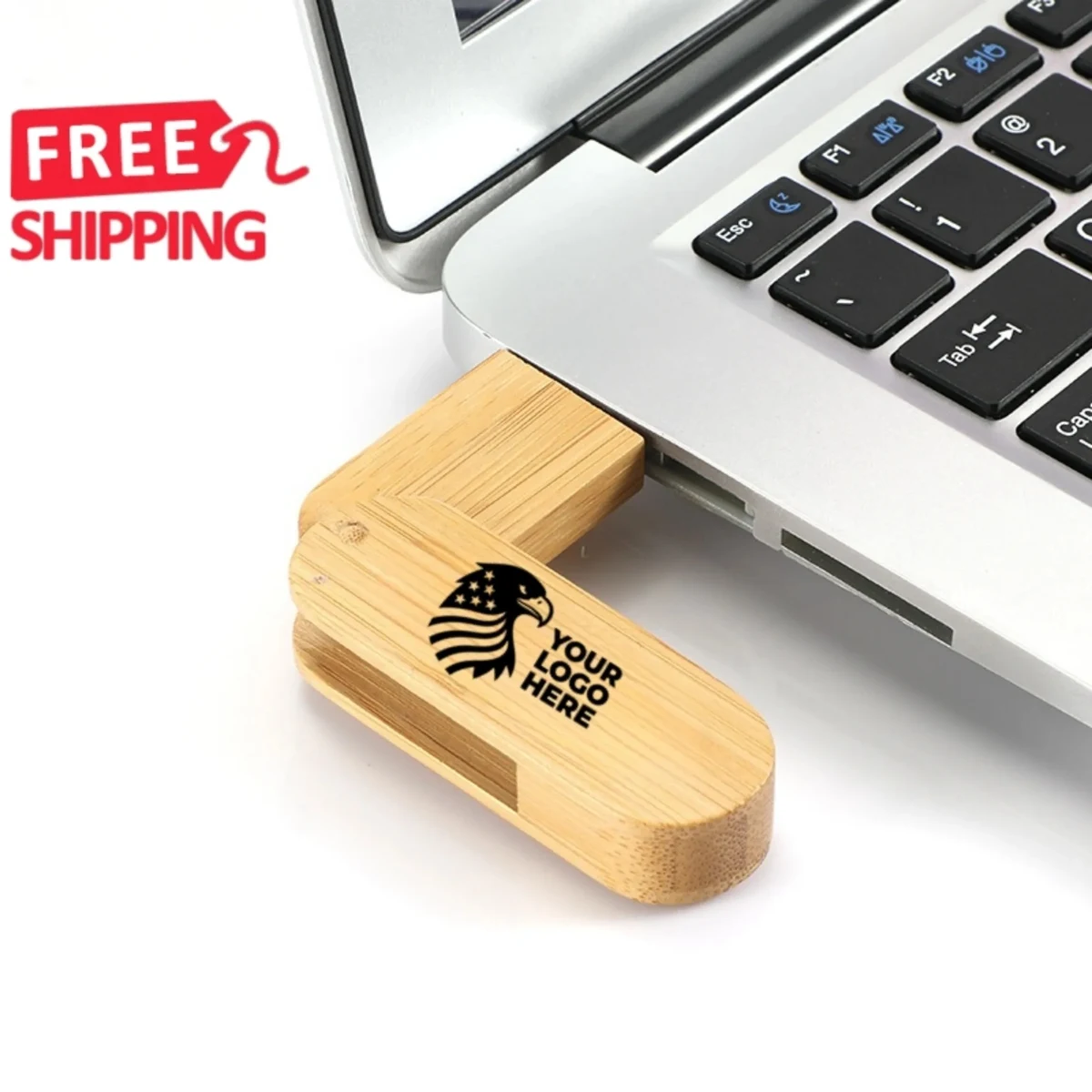 Wooden Keychain USB Flash Drive Waterproof Memory 1