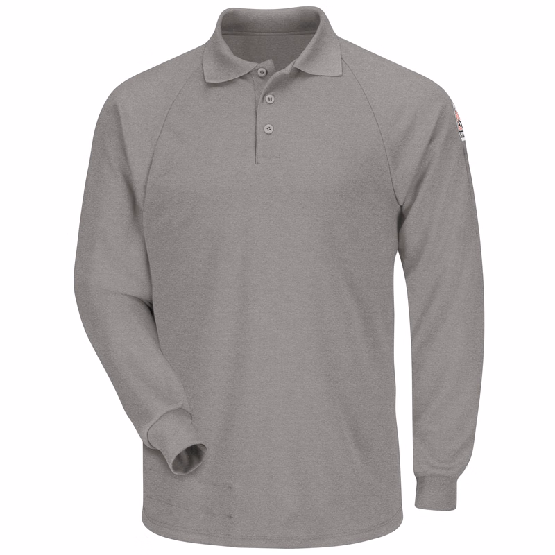 Bulwark® Men's Classic Lightweight FR Long Sleeve Polo