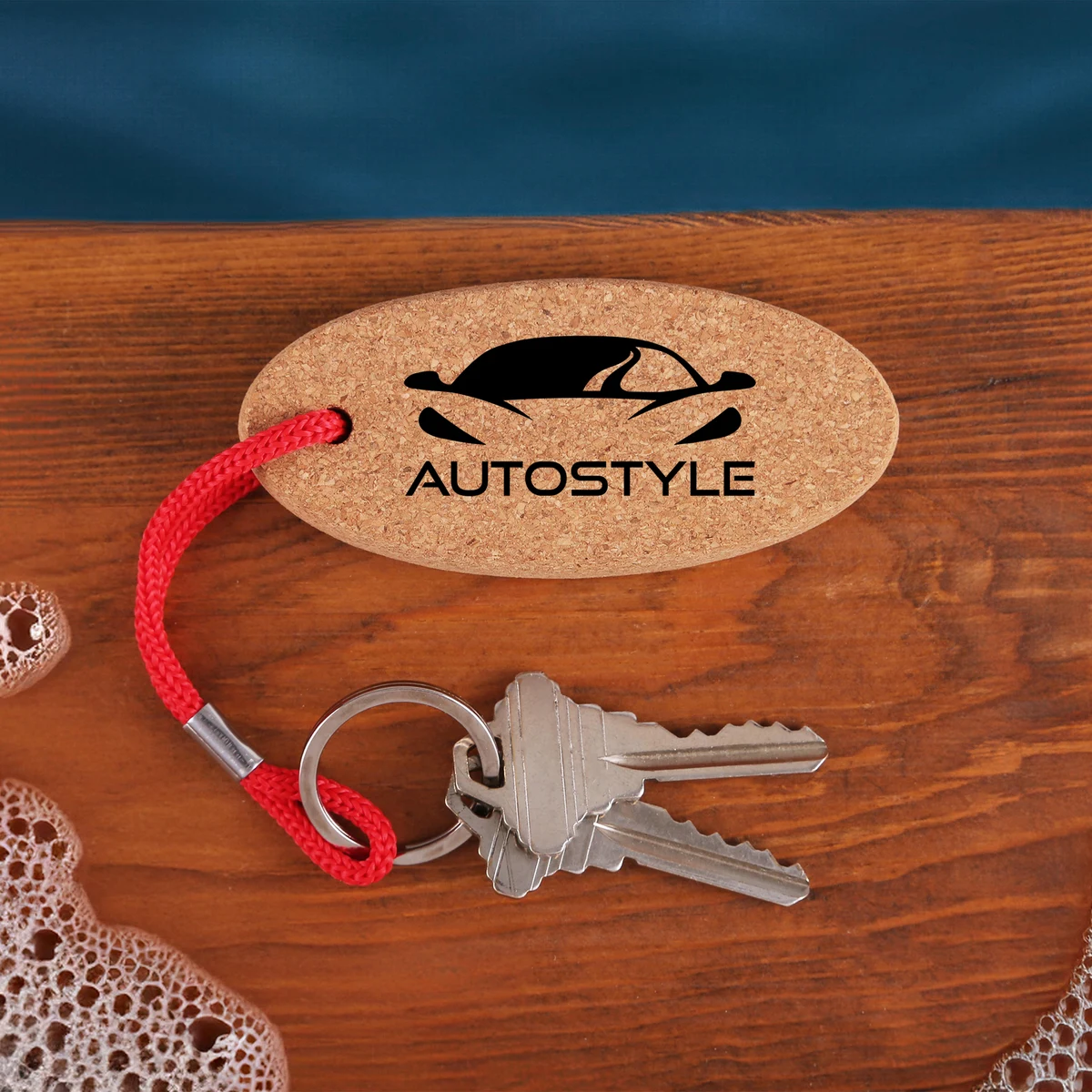 Cork Floating Key Chain 1