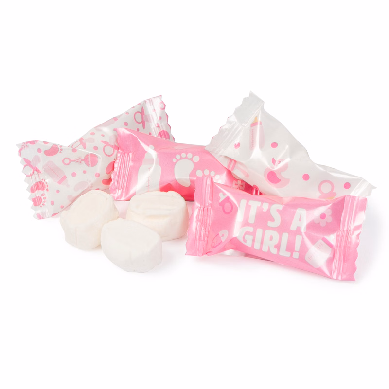 It's A Girl! Wrapped Buttermints
