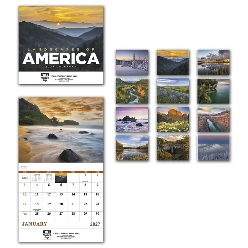 Calendars - Wall, Landscapes of America 1