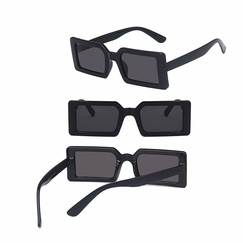 Rectangular retro sunglasses