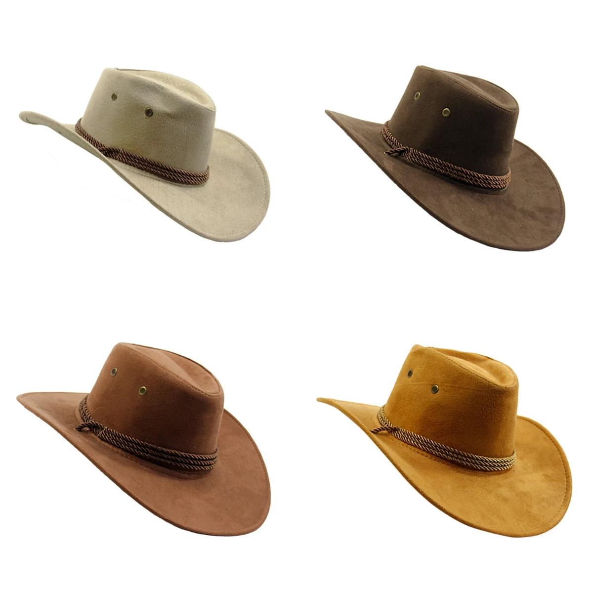 Western Suede Cowboy Hat 1