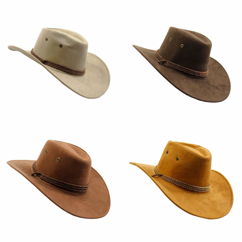 Western Suede Cowboy Hat