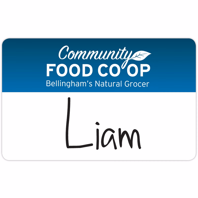Value Reusable Name Badge: 3-3/8" X 2-1/8"
