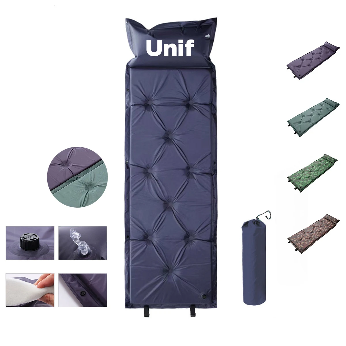 Inflatable Sleeping Mattress with Pillow 1