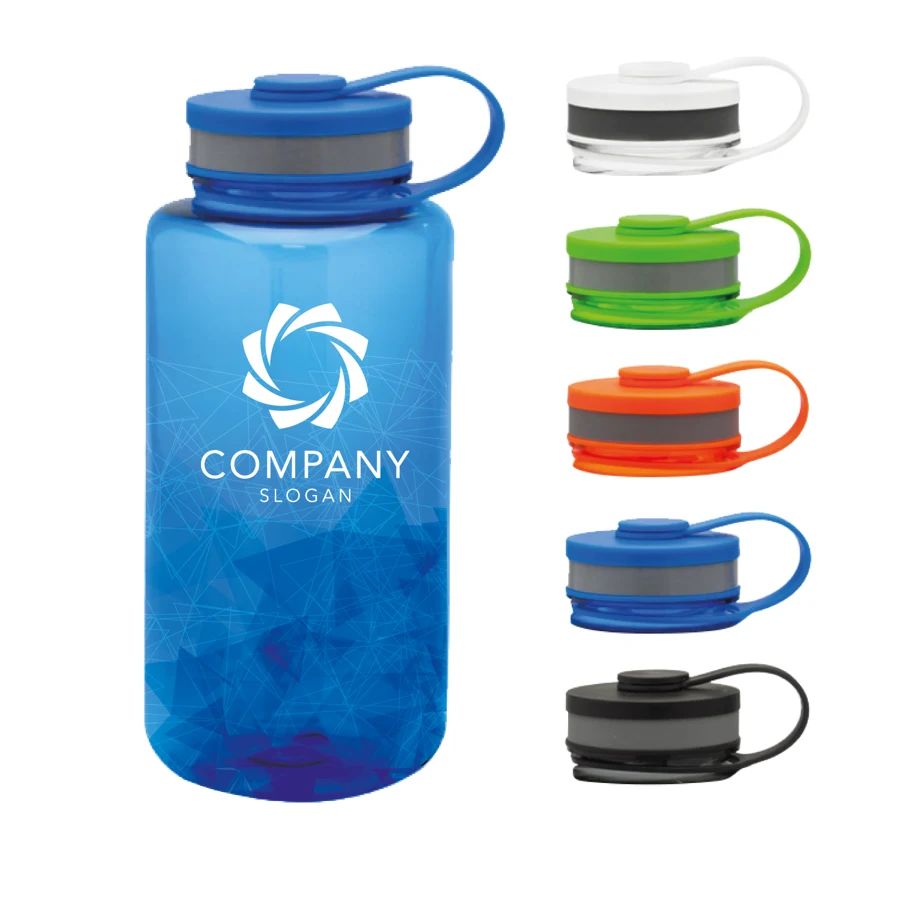 Sports Bottle with Wide Opening - Plastic 38 oz 1