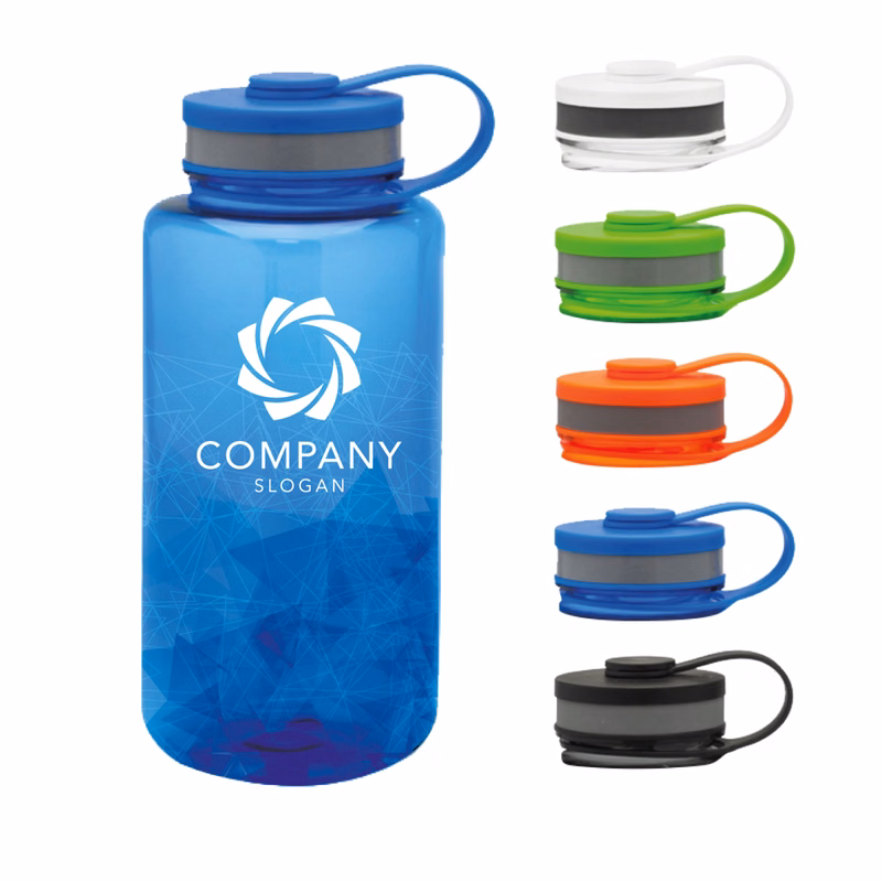 Sports Bottle with Wide Opening - Plastic 38 oz