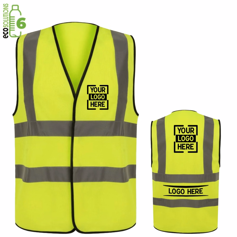 Recycled Class 2 Knitted Safety Loop & Hook Vest