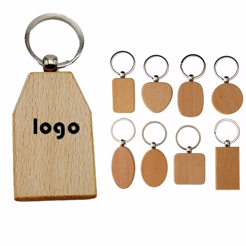 Multi-style Wood Keychain