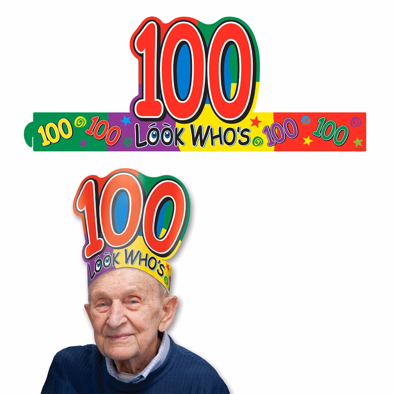 Look Who's "100" Headband