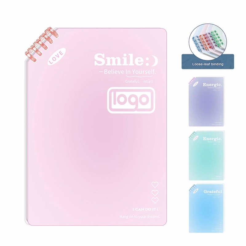 B5 Plastic Spiral Notebook