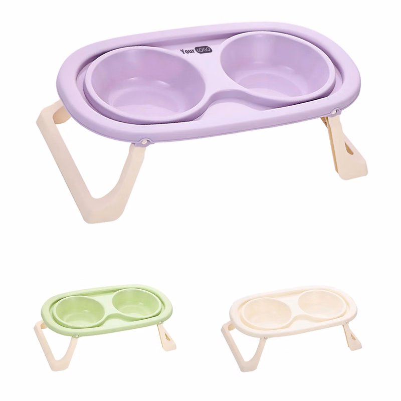 Polypropylene Cute Leak Proof Pet Bowl