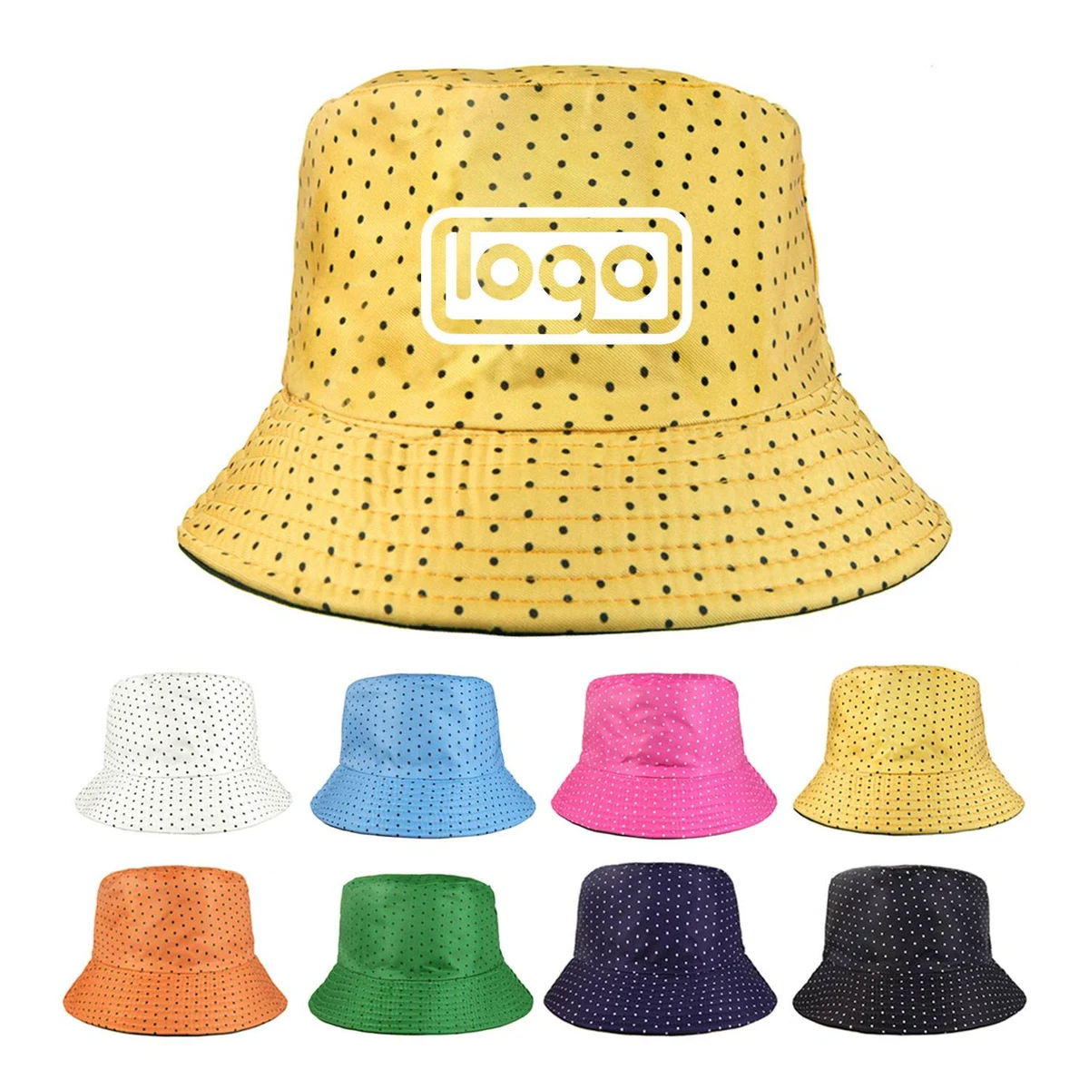 Polka Dot Bucket Hat 1