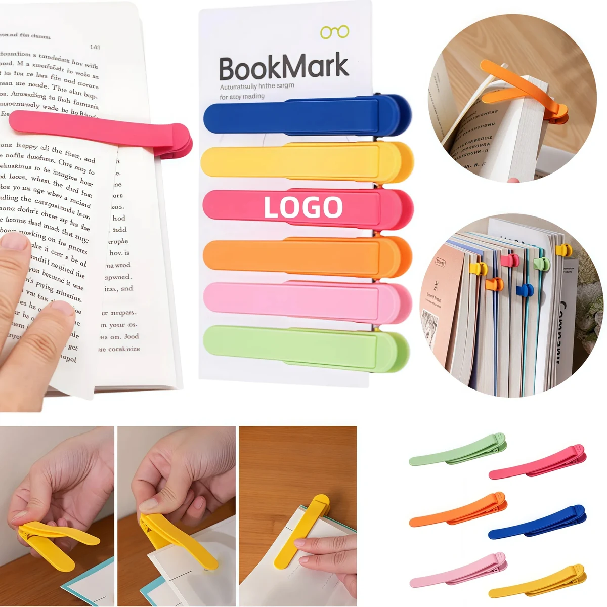 Follow-Along Silicone Bookmark Clip 1