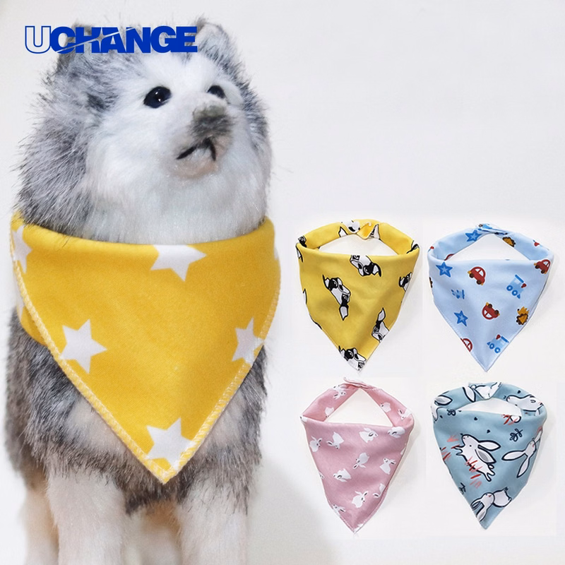 Polyester Pet Saliva Scarf Bandana