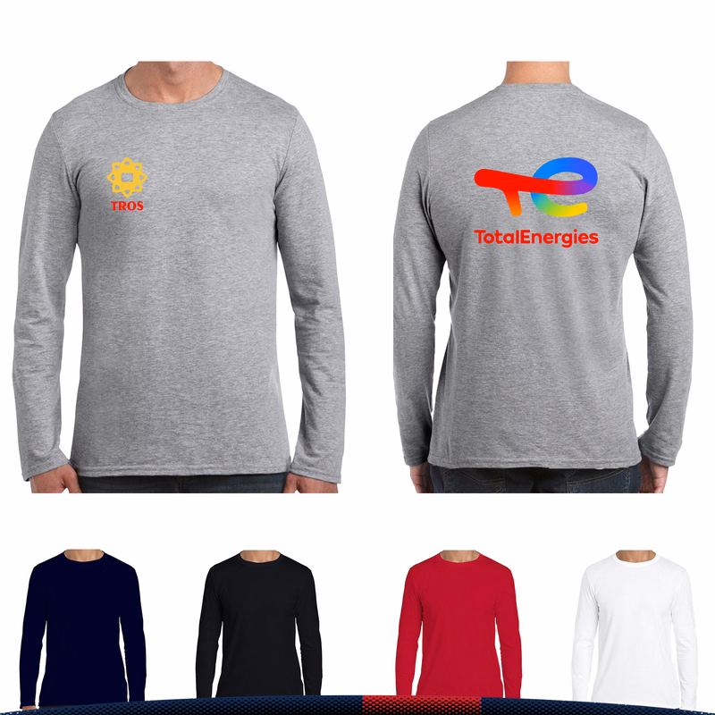Gildan® 100% Preshrunk Cotton Long Sleeve T-Shirts