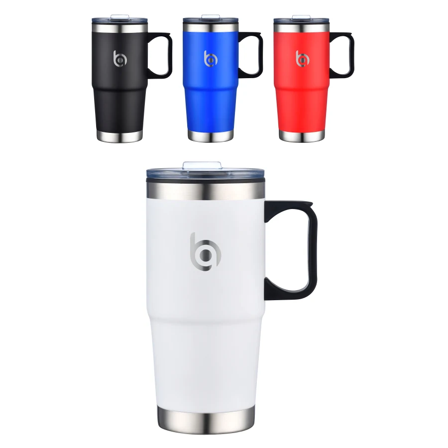 Union Printed - 24 oz SS Travel Mug SS Bottom - Laser Engraved 1