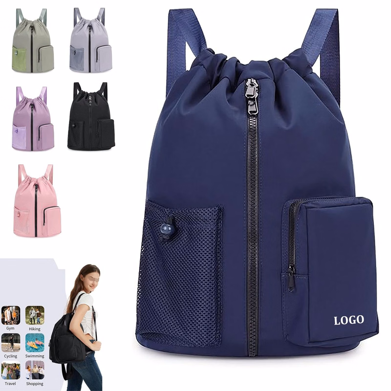 Drawstring Backpack withWater Resistant